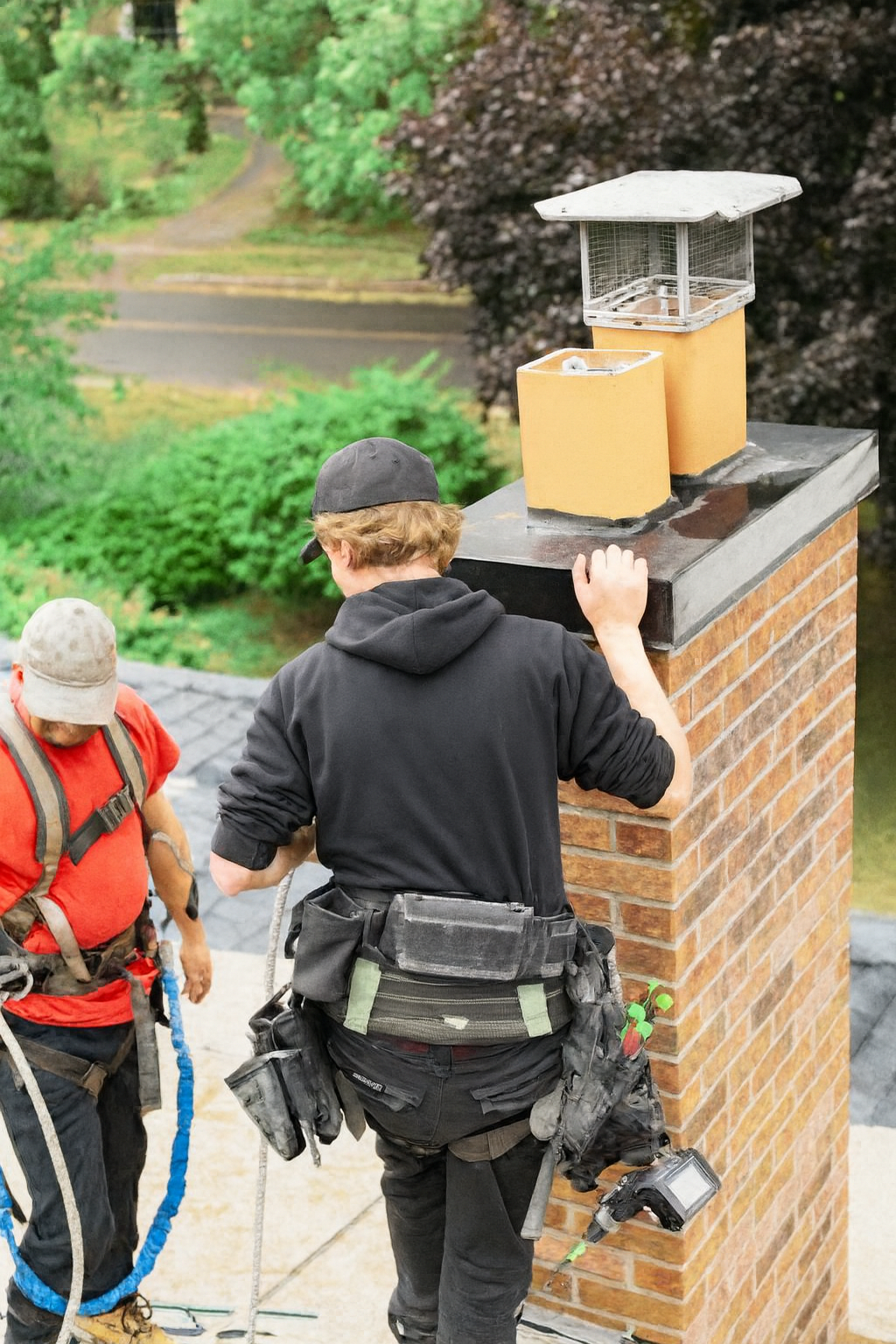 Home chimney cleaning